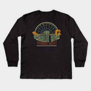 country music - Charlie Rich Kids Long Sleeve T-Shirt